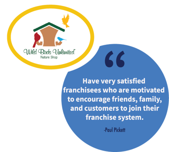 A franchise sales tip from Paul Pickett, Chief Development Officer of Wild Birds Unlimited.