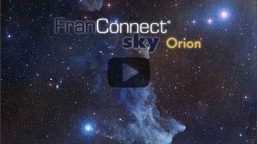 Franchise management software FranConnect Sky: Orion released December 2016.