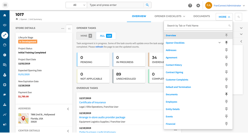 FranConnect January Product Release: Unified Views